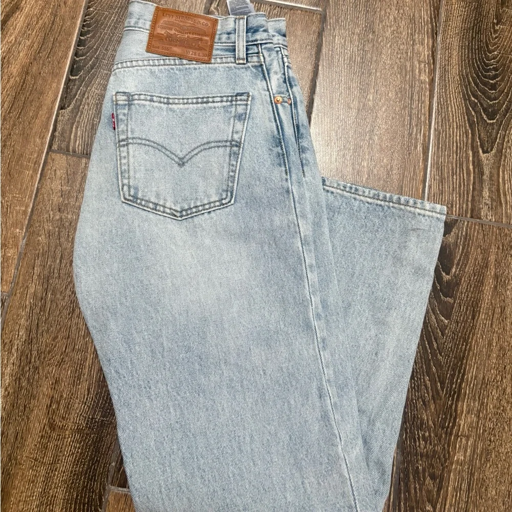 Levi's 555 Men's Light Blue Straight Jeans